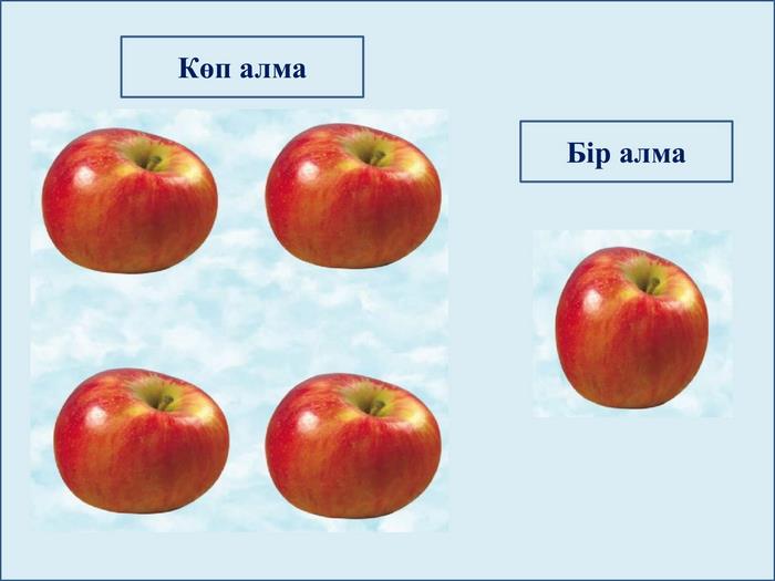 Бір көп. Алма. Алма мен. Алма карточка математика. Салыстыру.